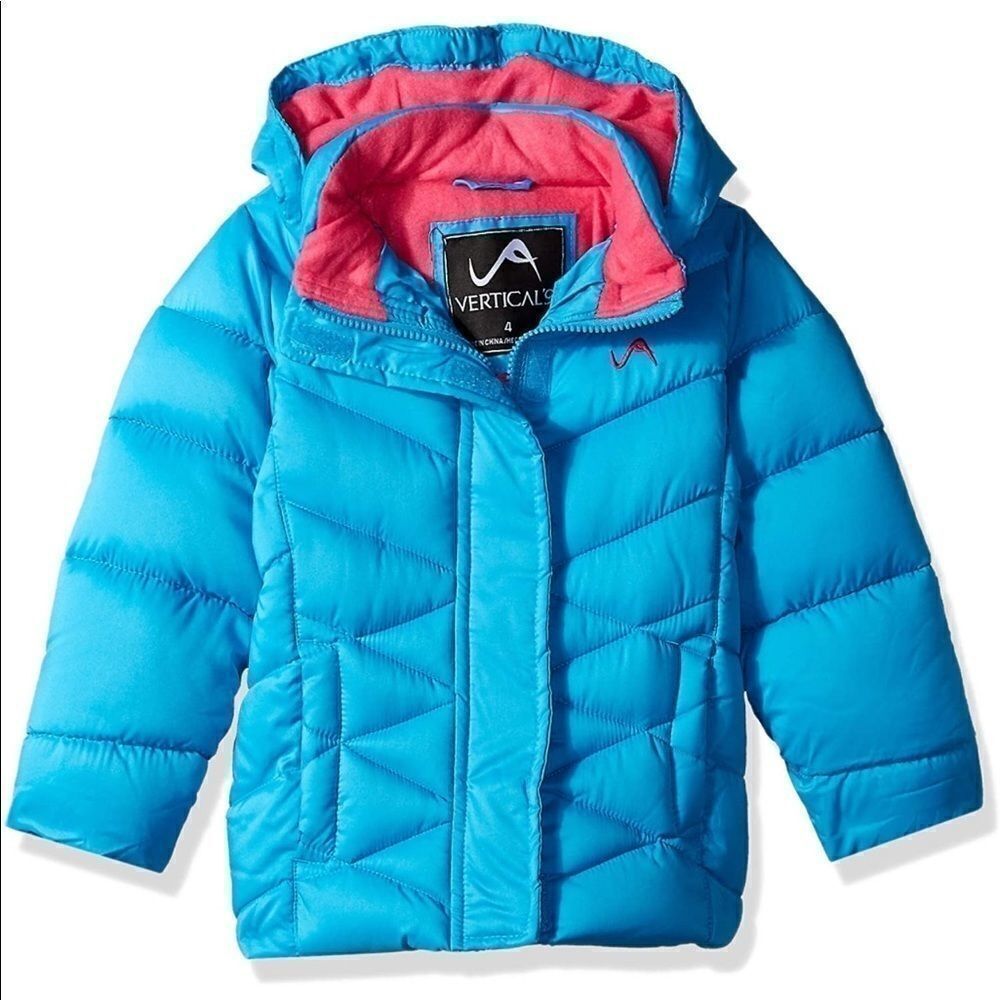 Vertical ‘9 Girls Quilted Bubble Jacket